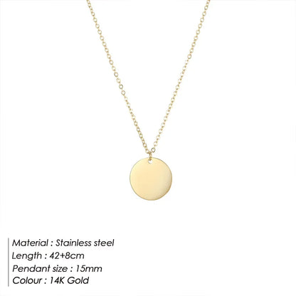 Luna Circle Necklace