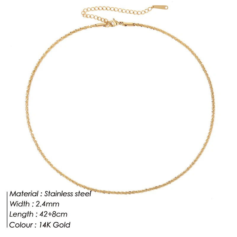 Fine Sparkling Necklace