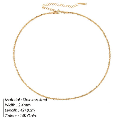 Fine Sparkling Necklace