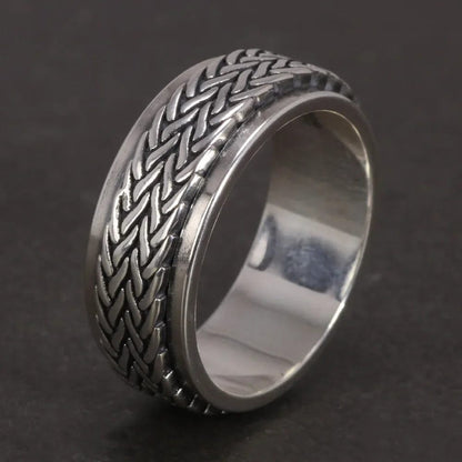 Rotating Silver Ring
