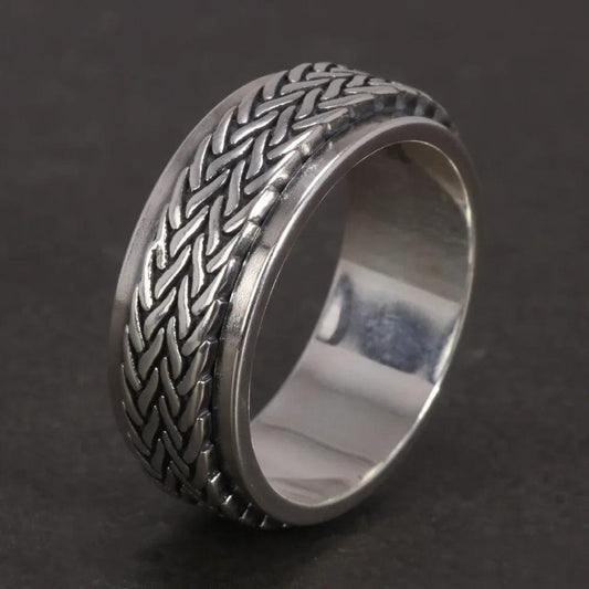 Rotating Silver Ring