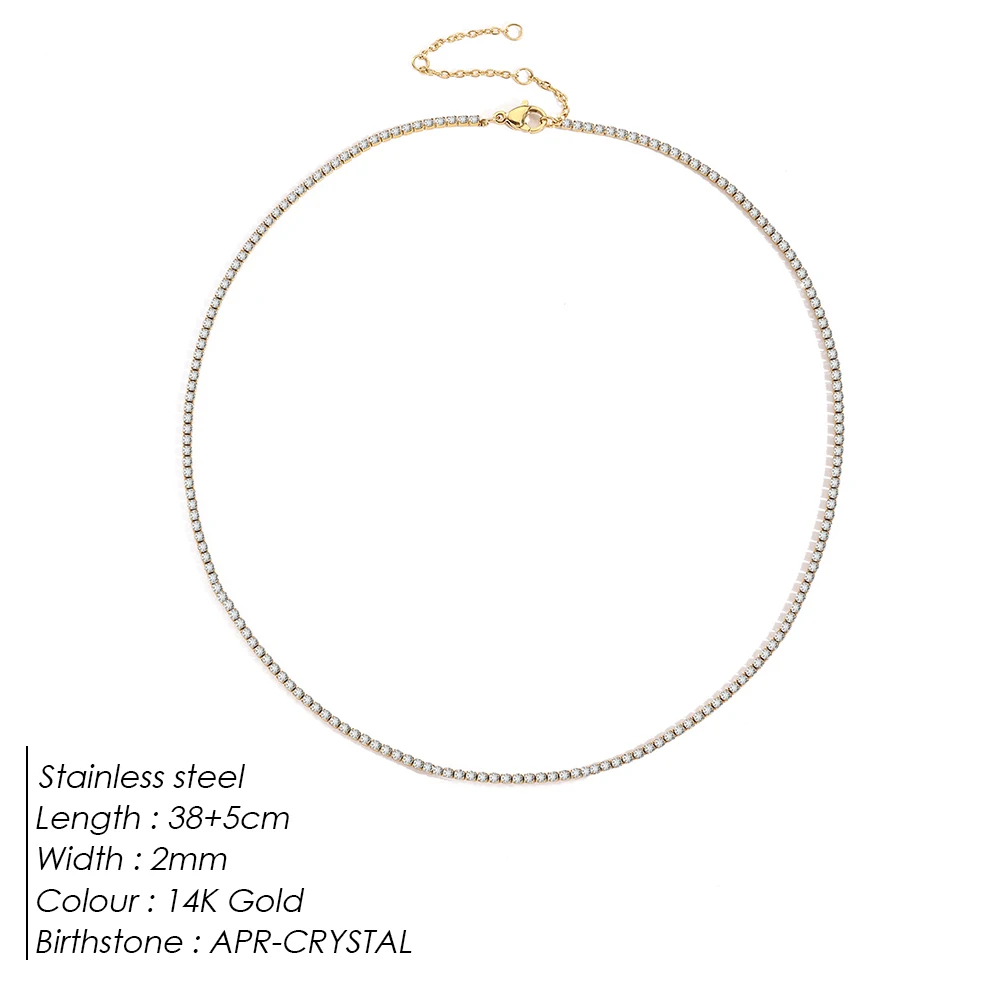 Sparkling Gemstone Necklace