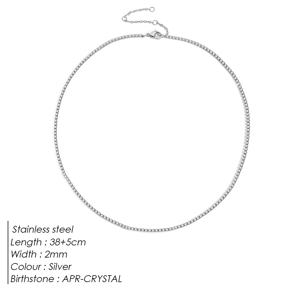 Sparkling Gemstone Necklace