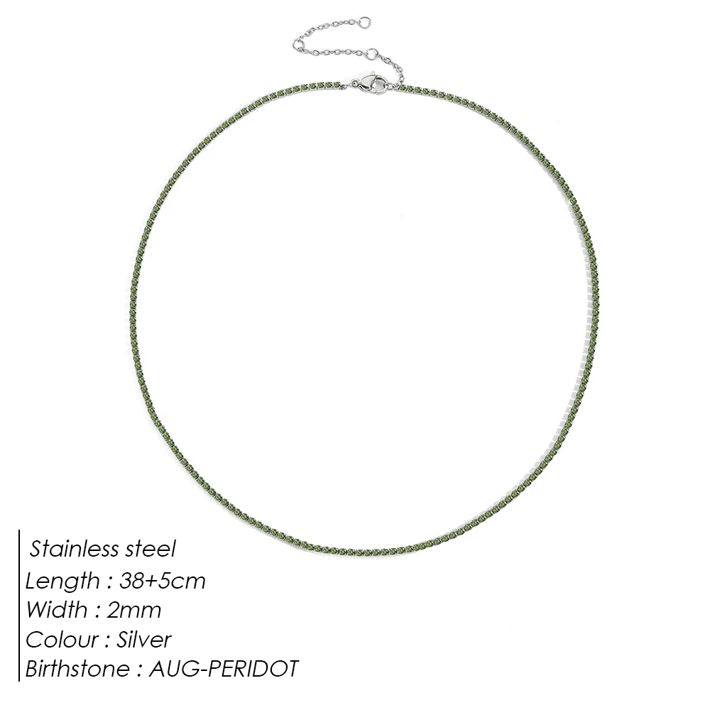 Sparkling Gemstone Necklace