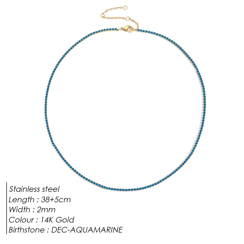 Sparkling Gemstone Necklace