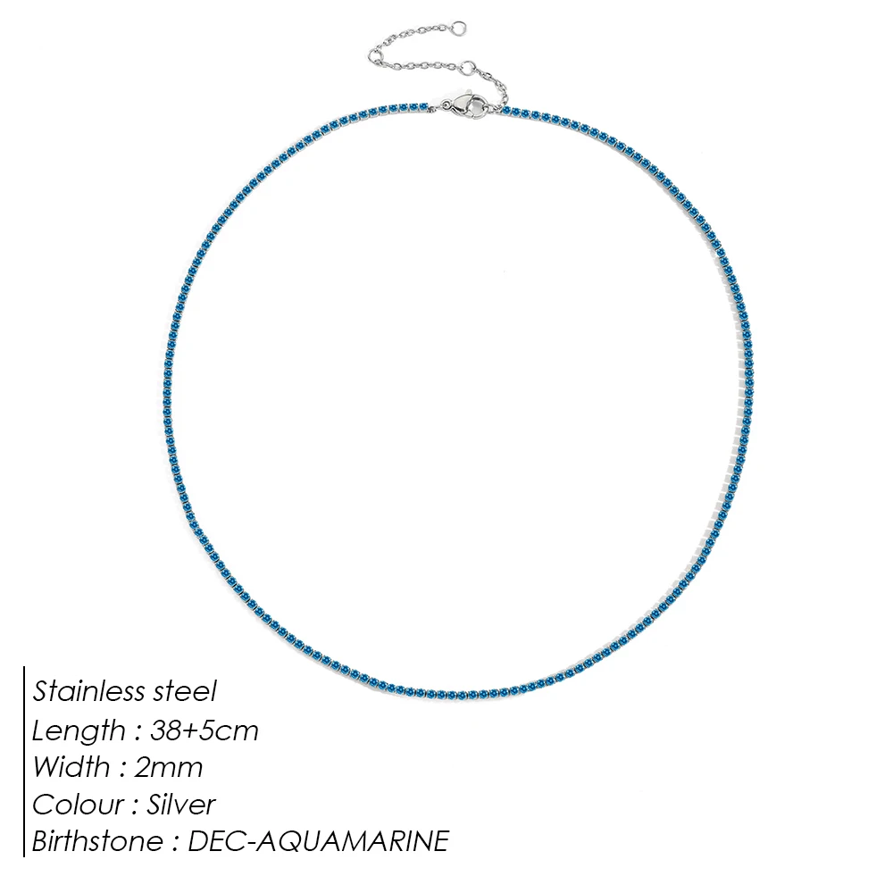 Sparkling Gemstone Necklace