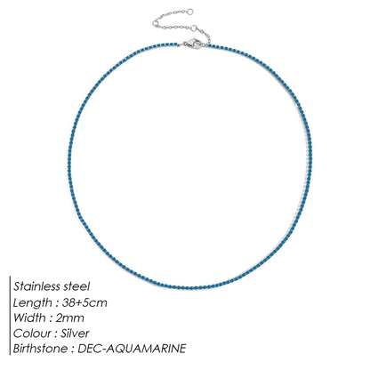 Sparkling Gemstone Necklace