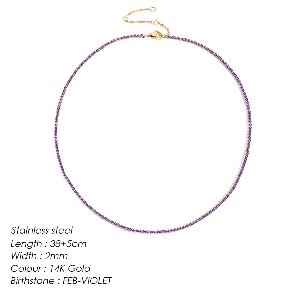 Sparkling Gemstone Necklace