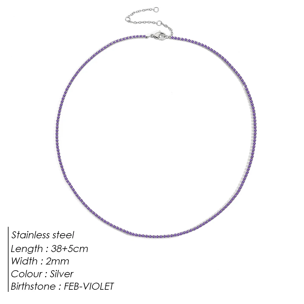 Sparkling Gemstone Necklace