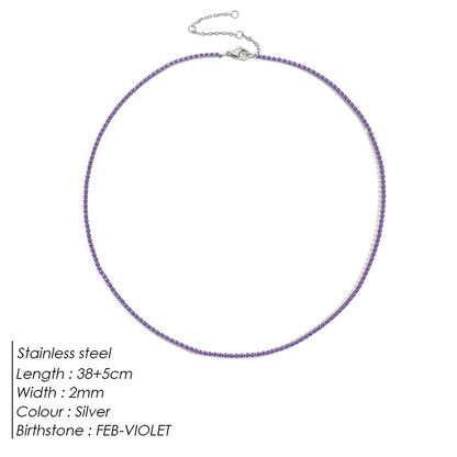 Sparkling Gemstone Necklace