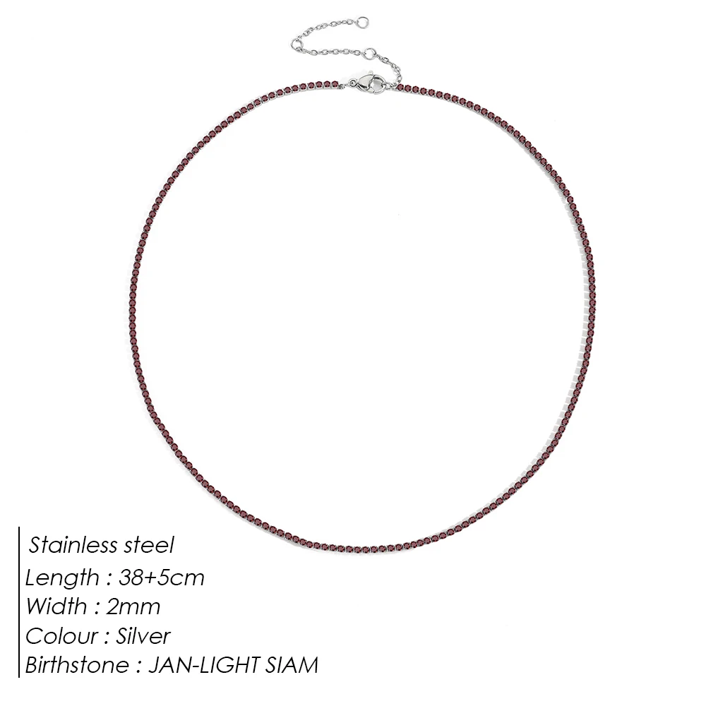 Sparkling Gemstone Necklace