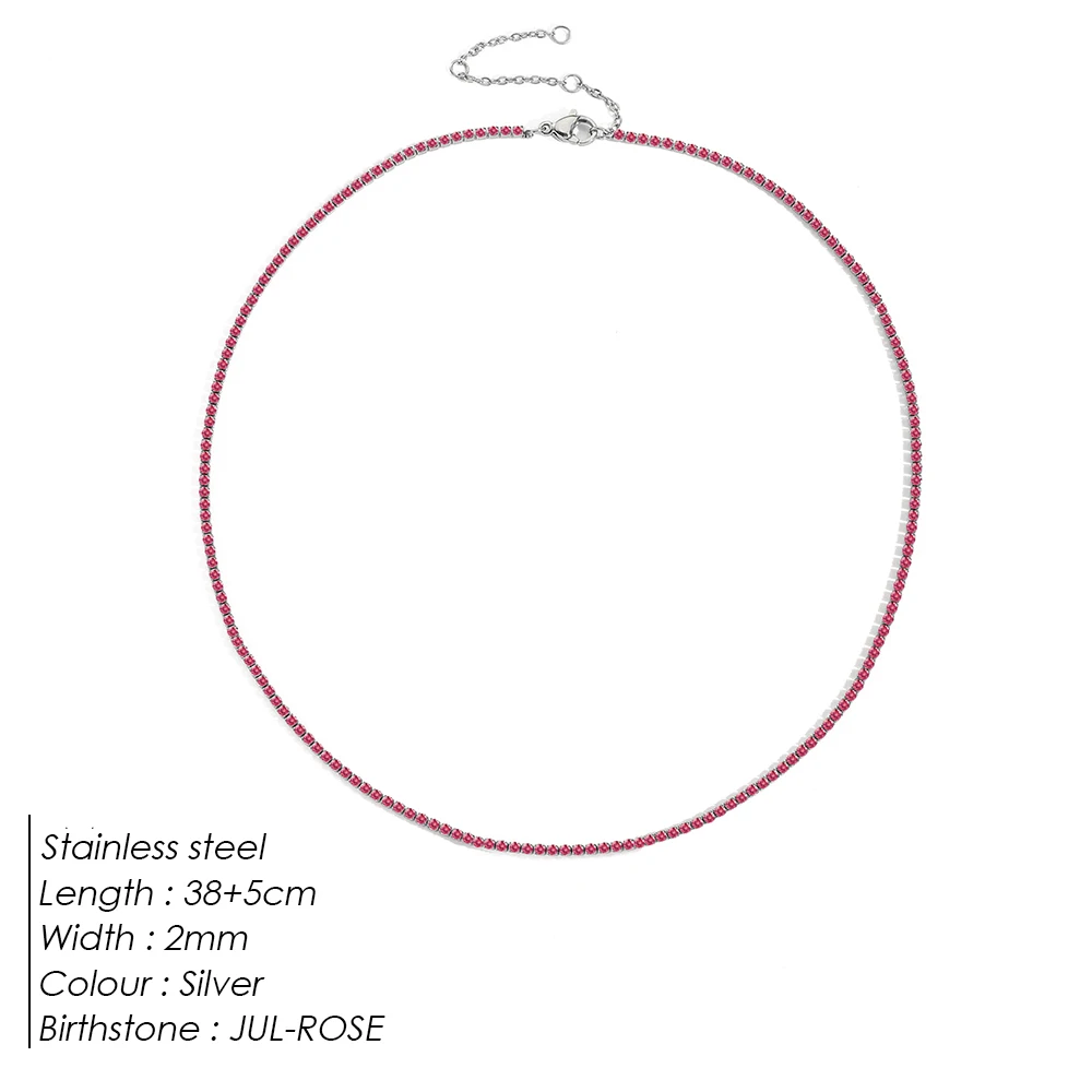 Sparkling Gemstone Necklace