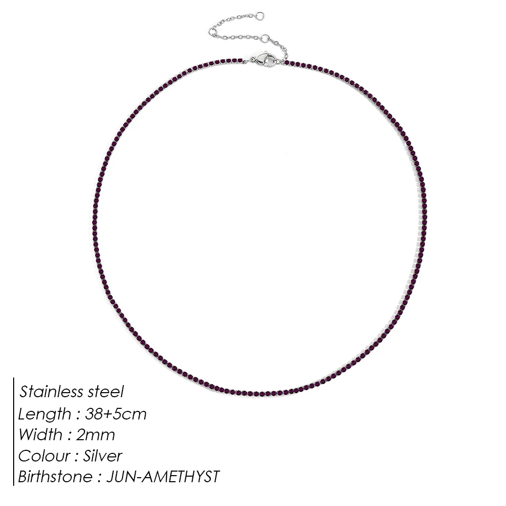 Sparkling Gemstone Necklace