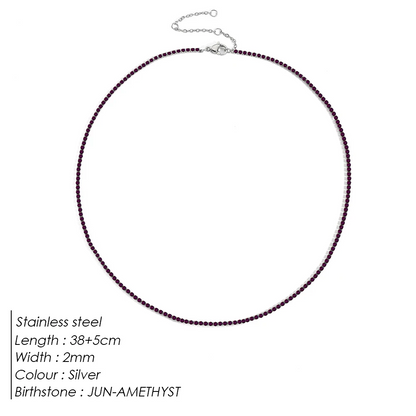 Sparkling Gemstone Necklace