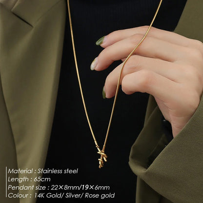 Y Shape Rope Necklace