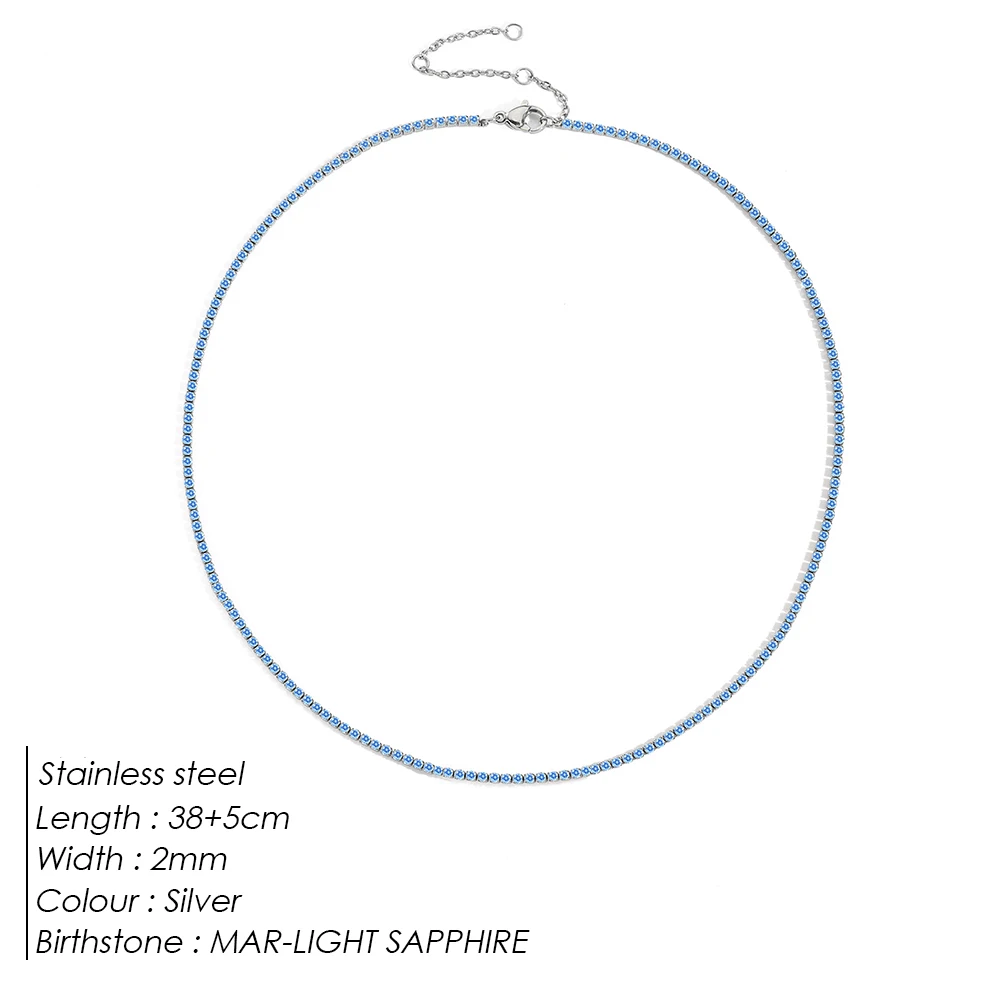 Sparkling Gemstone Necklace