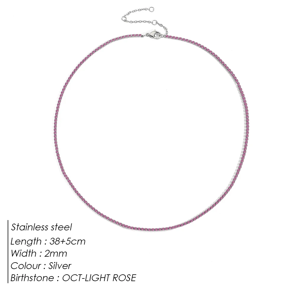 Sparkling Gemstone Necklace