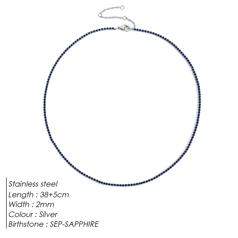 Sparkling Gemstone Necklace