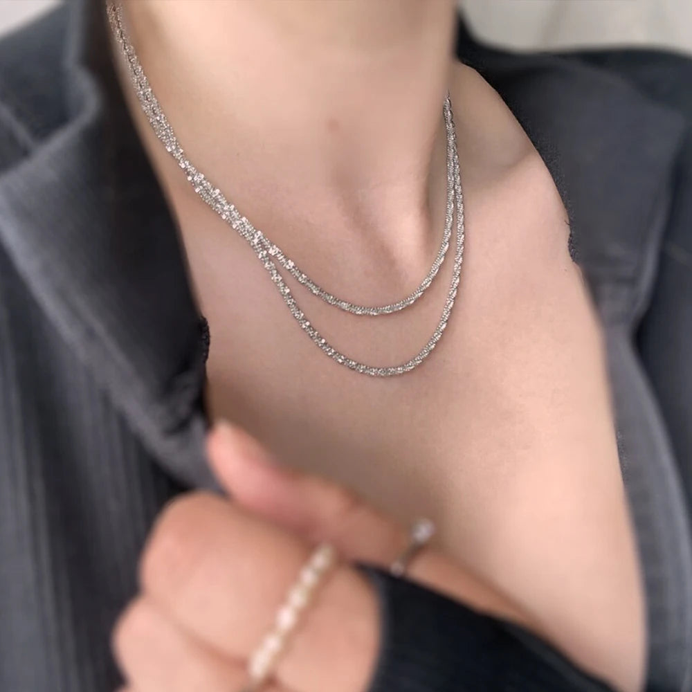 Fine Sparkling Necklace