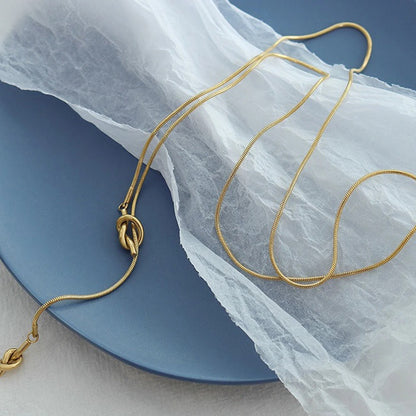 Y Shape Rope Necklace