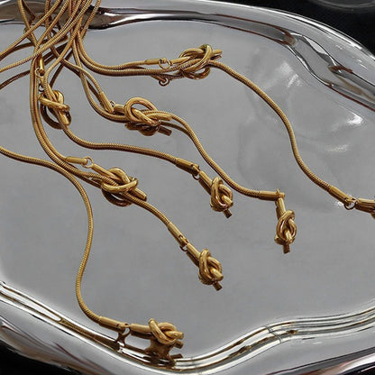 Y Shape Rope Necklace